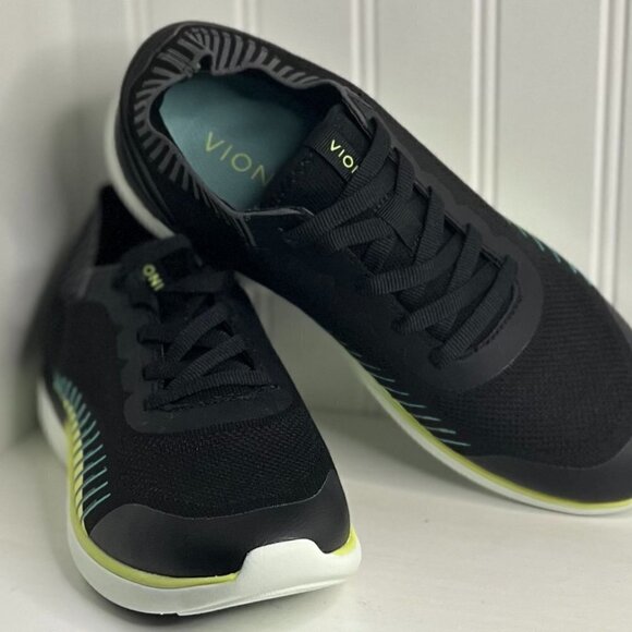 Vionic | Black Embolden Knit Sneaker - Women Vionic Size 7 - Picture 1 of 7